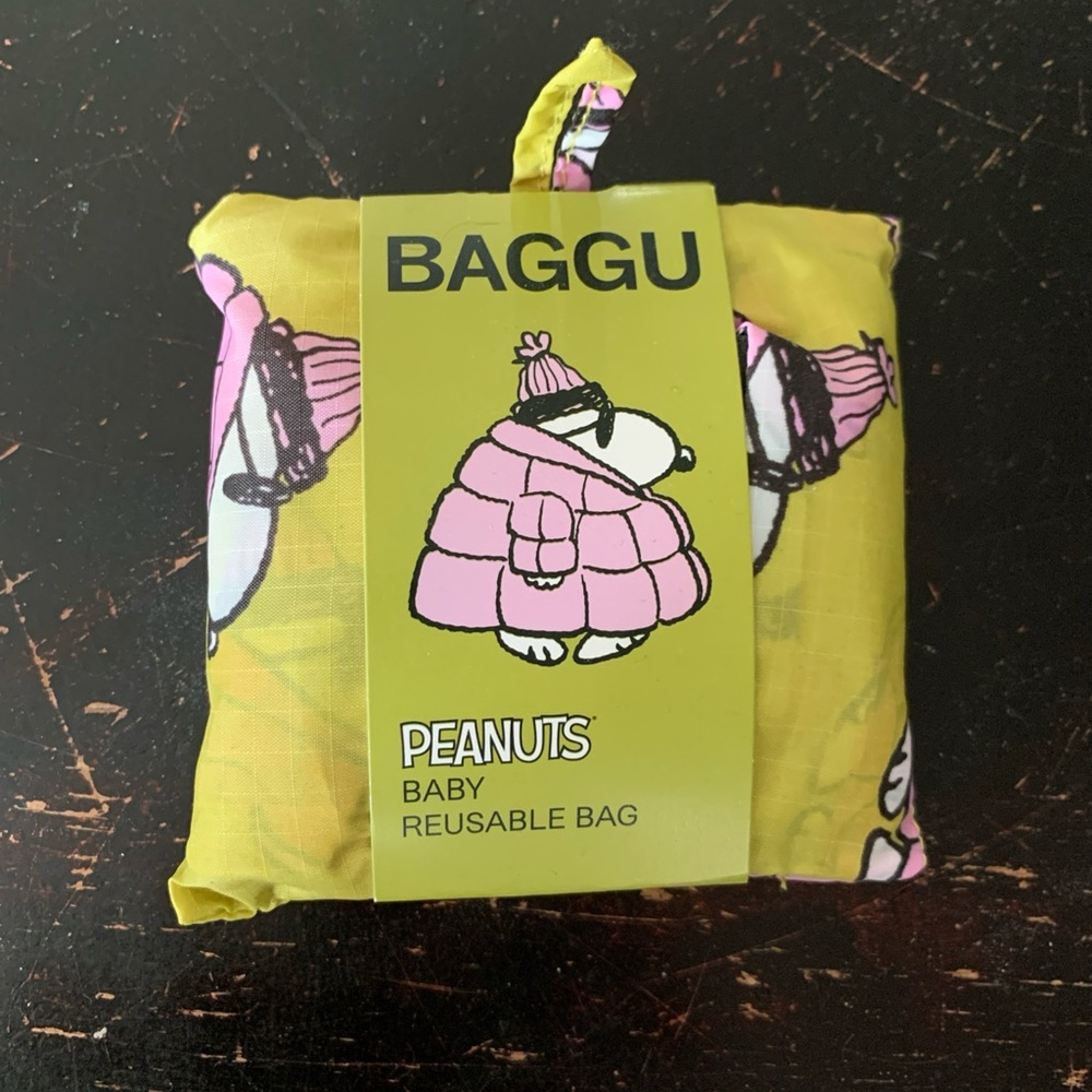 Baggu Peanuts Peffer Snoopy RARE Reusable Bag